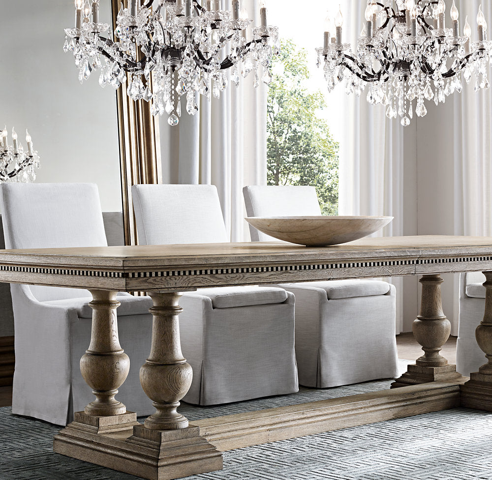 Regency Crystal Scroll Chandelier