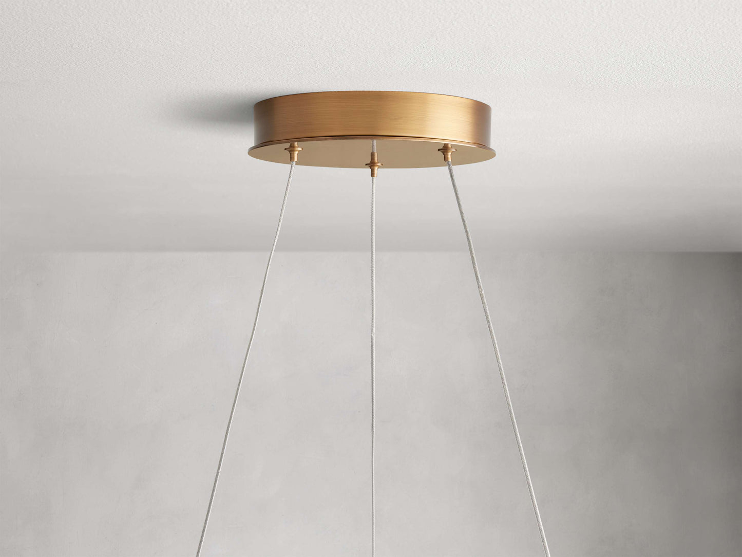 Rippled Glass Petal LED Chandelier