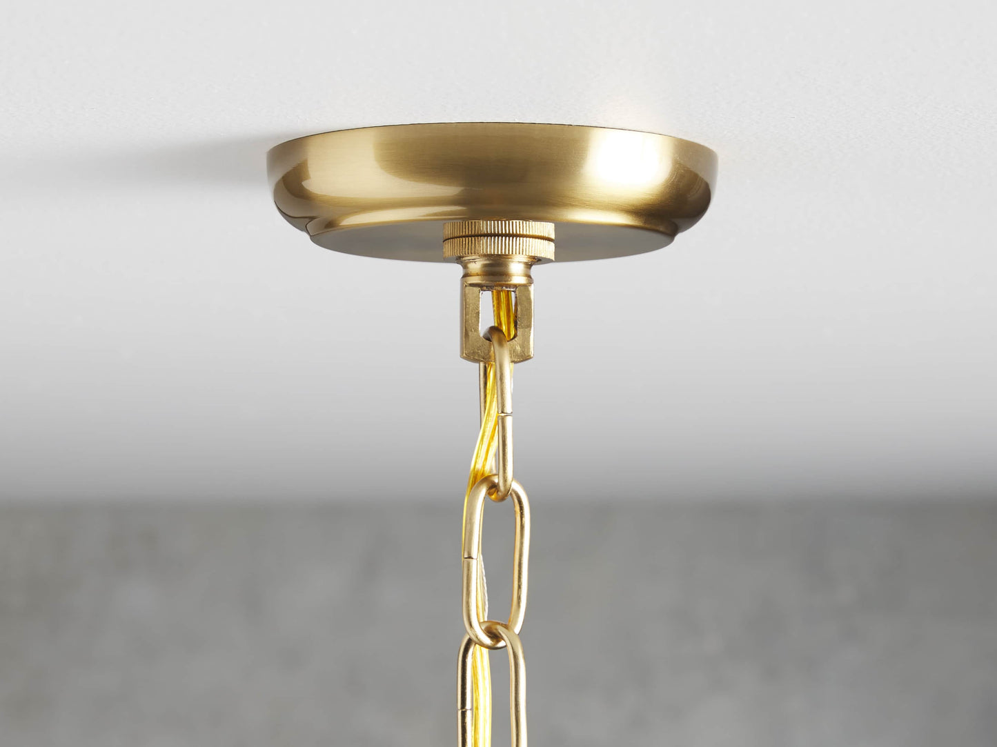Sculpted Glass Blossom Chandelier