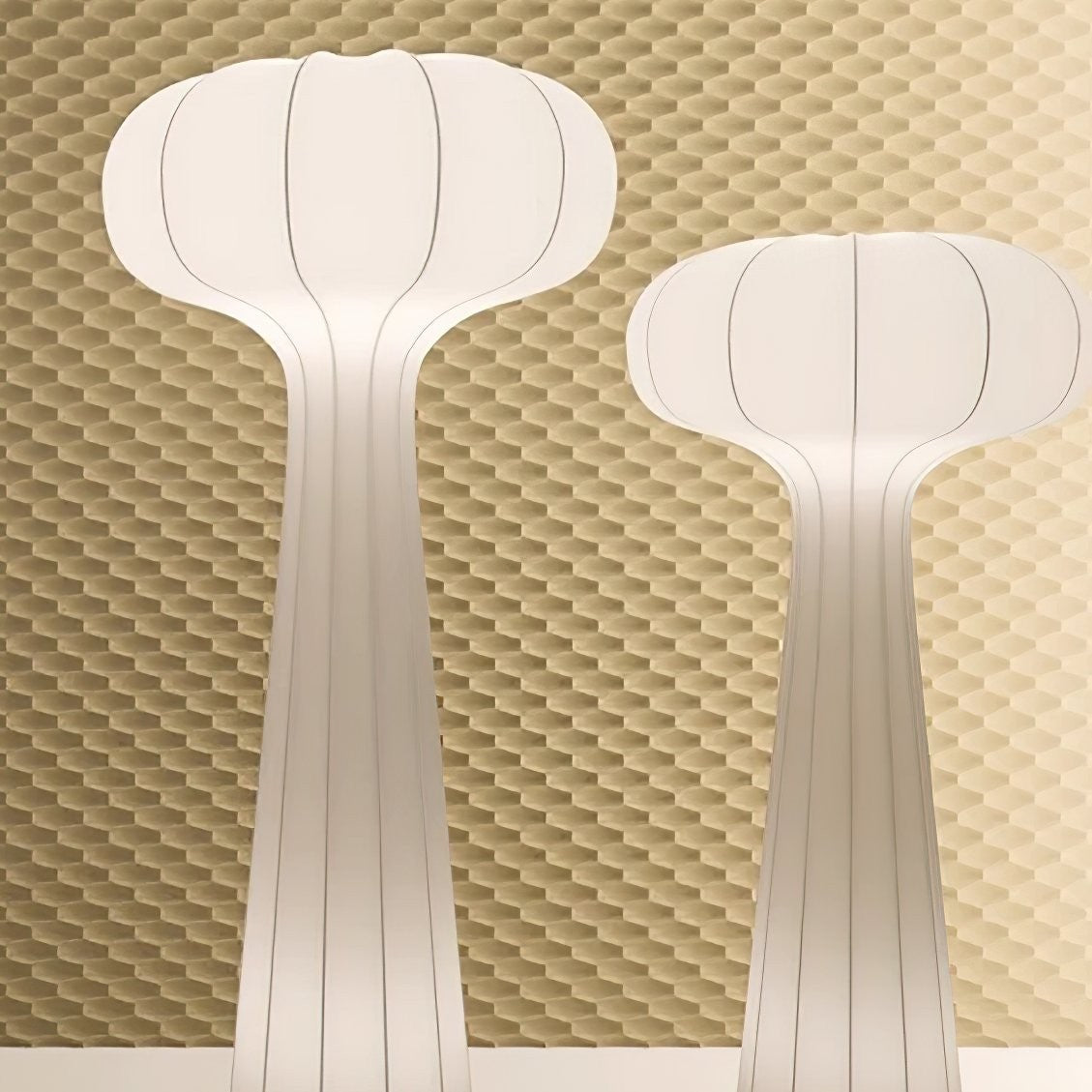 Serena Silk Halo Floor Lamp