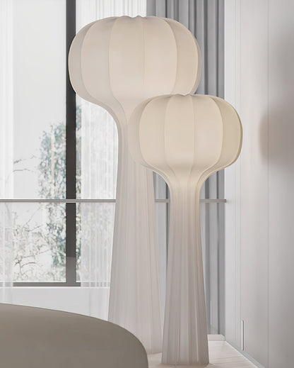 Serena Silk Halo Floor Lamp