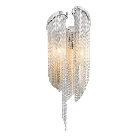Silvara Chain Tassel Wall Light