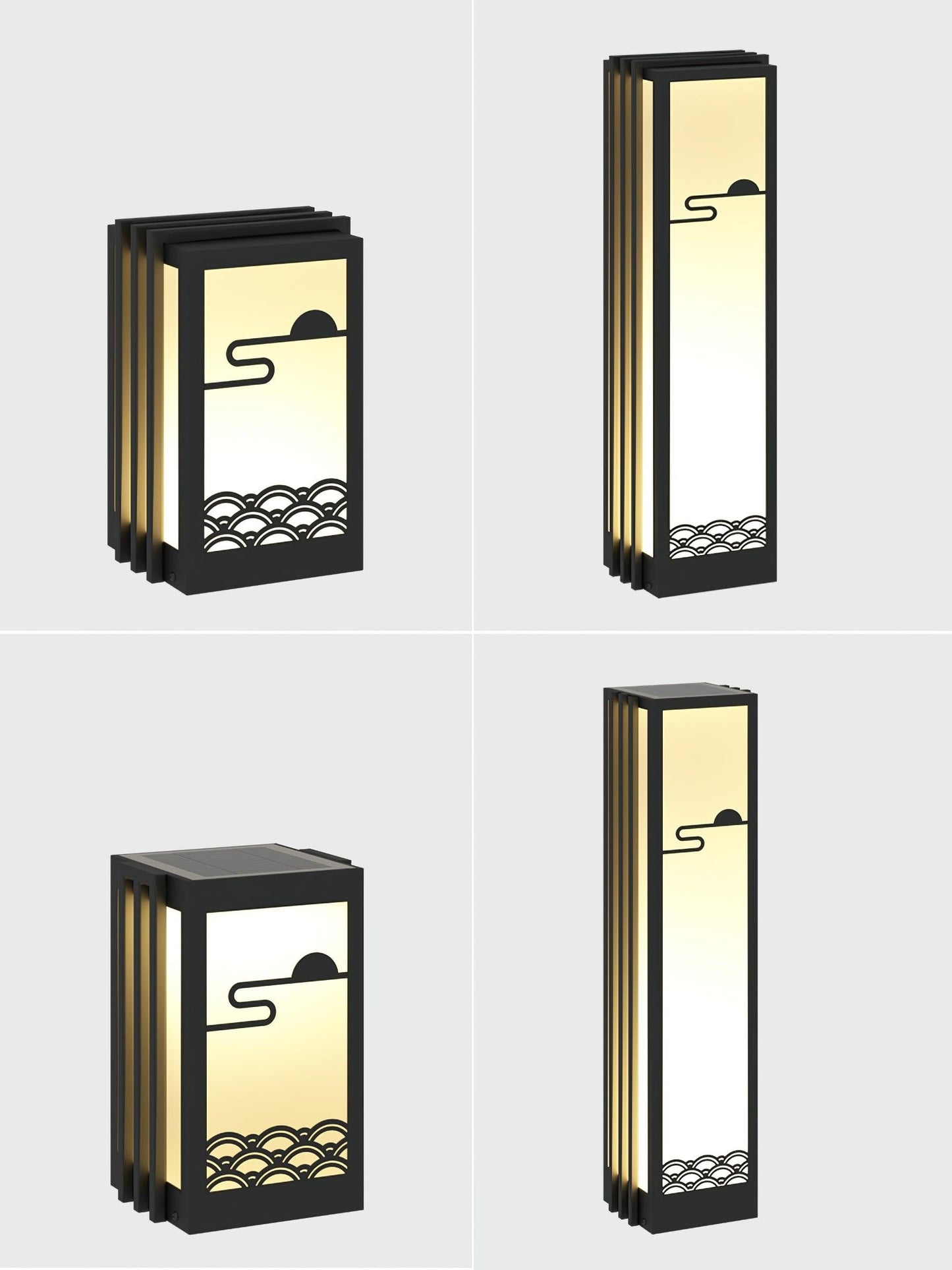 Solar Halo Garden Path Light