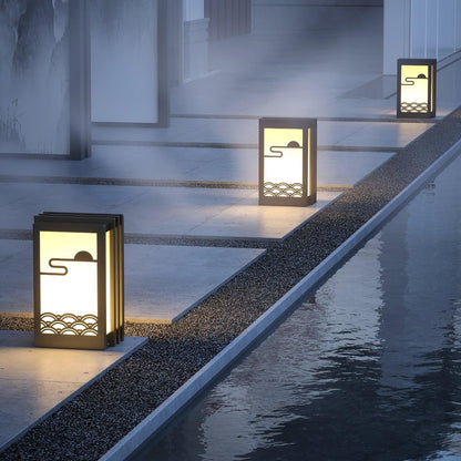 Solar Halo Garden Path Light