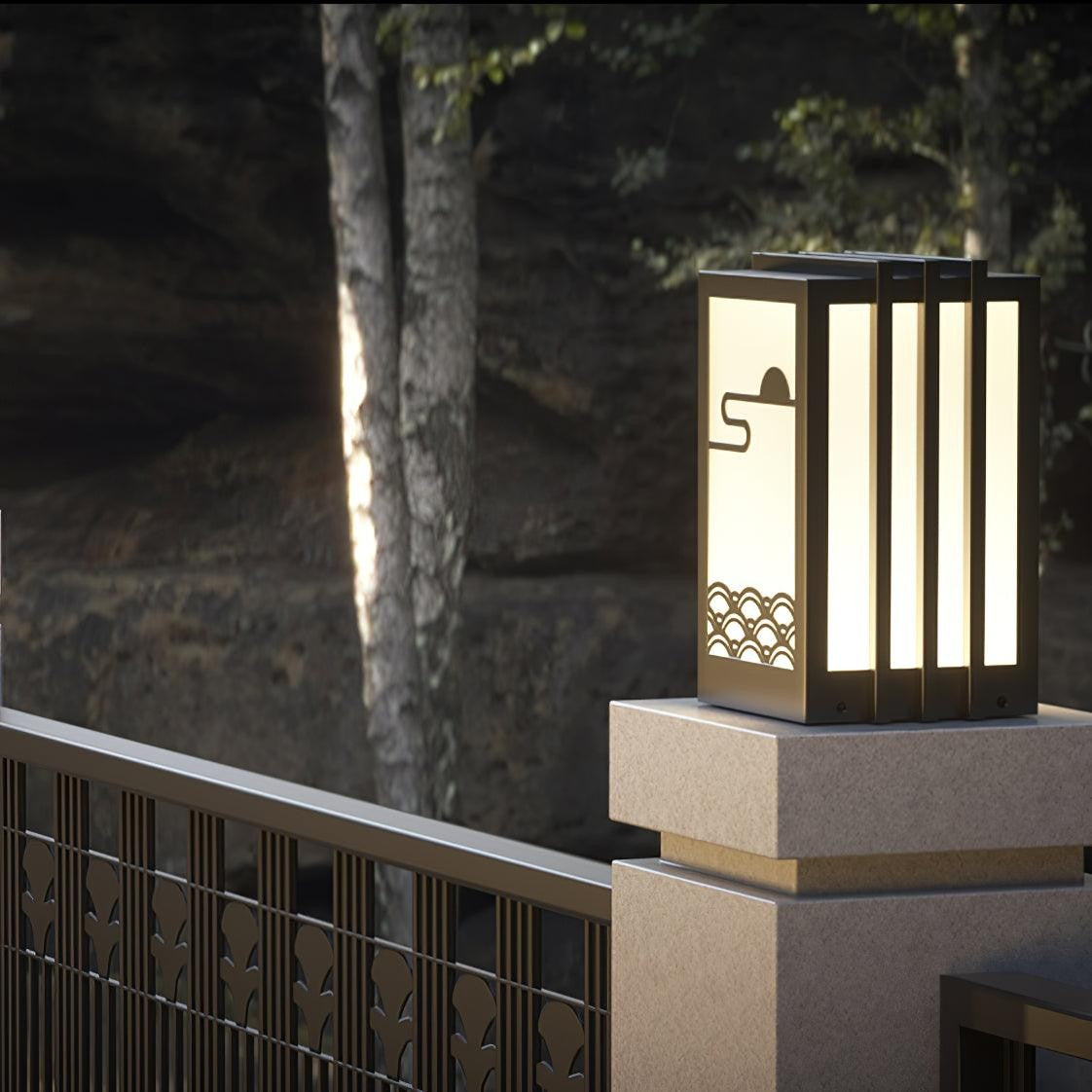 Solar Halo Garden Path Light