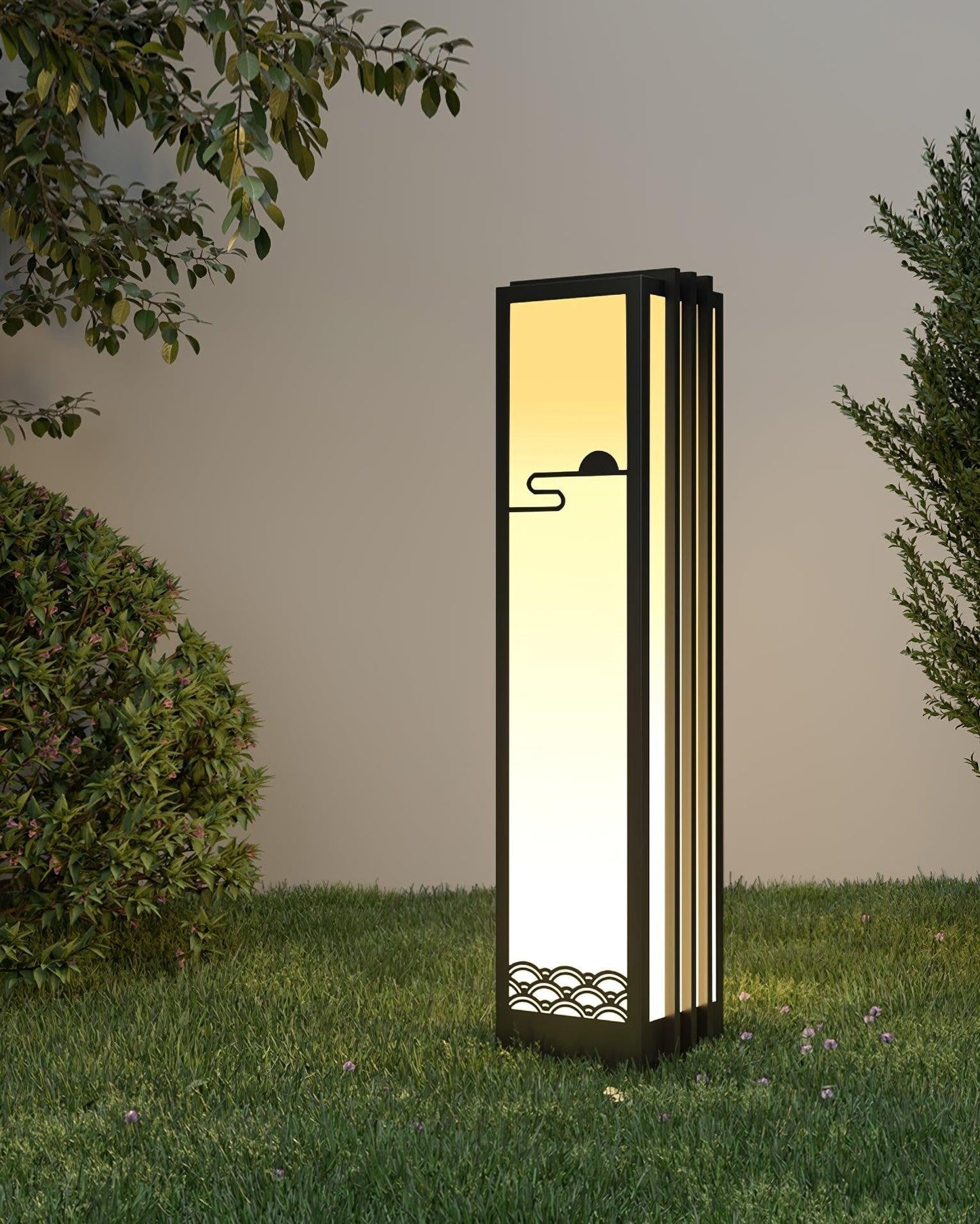 Solar Halo Garden Path Light