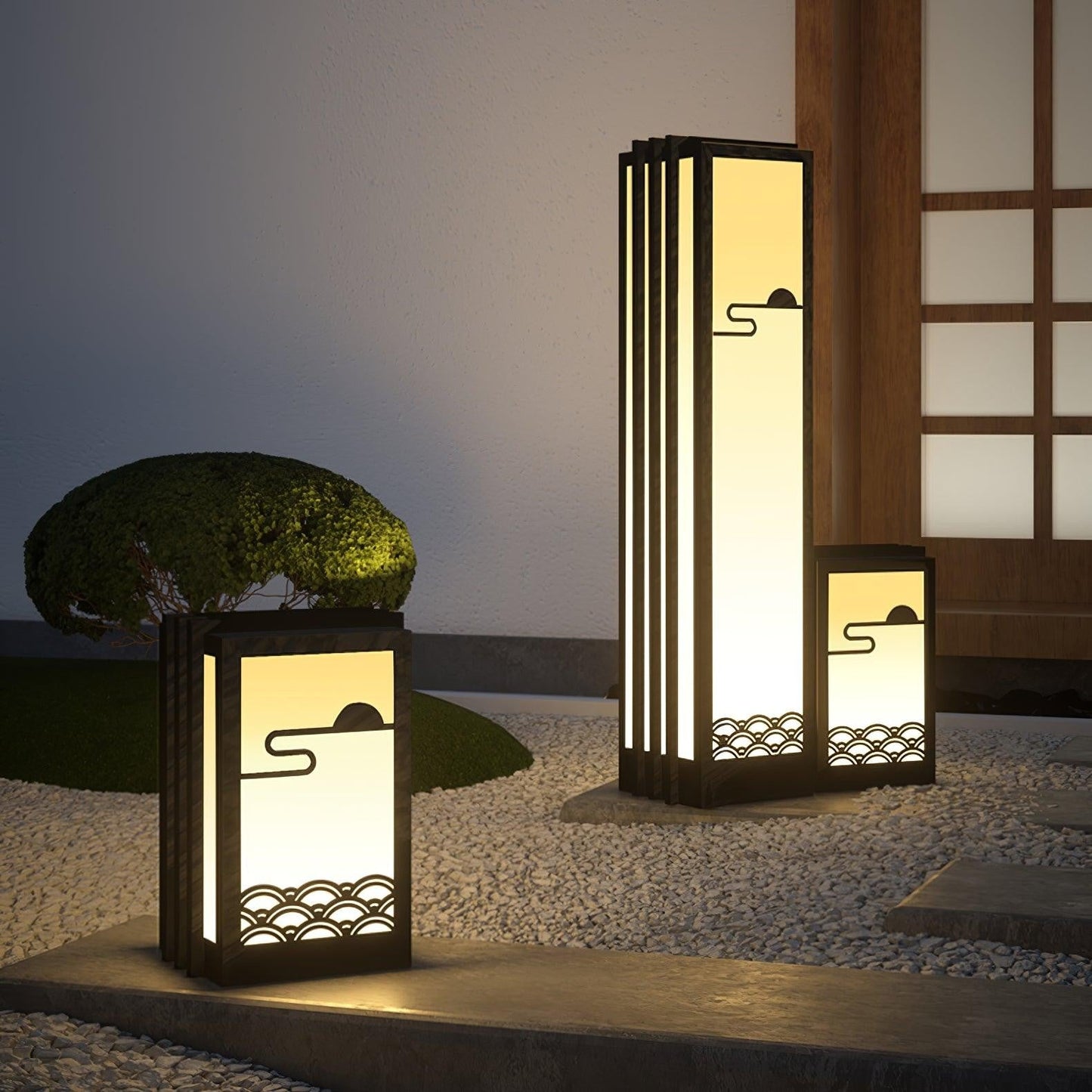 Solar Halo Garden Path Light