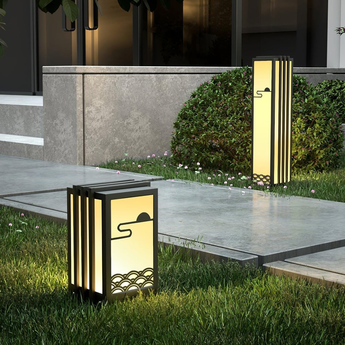 Solar Halo Garden Path Light