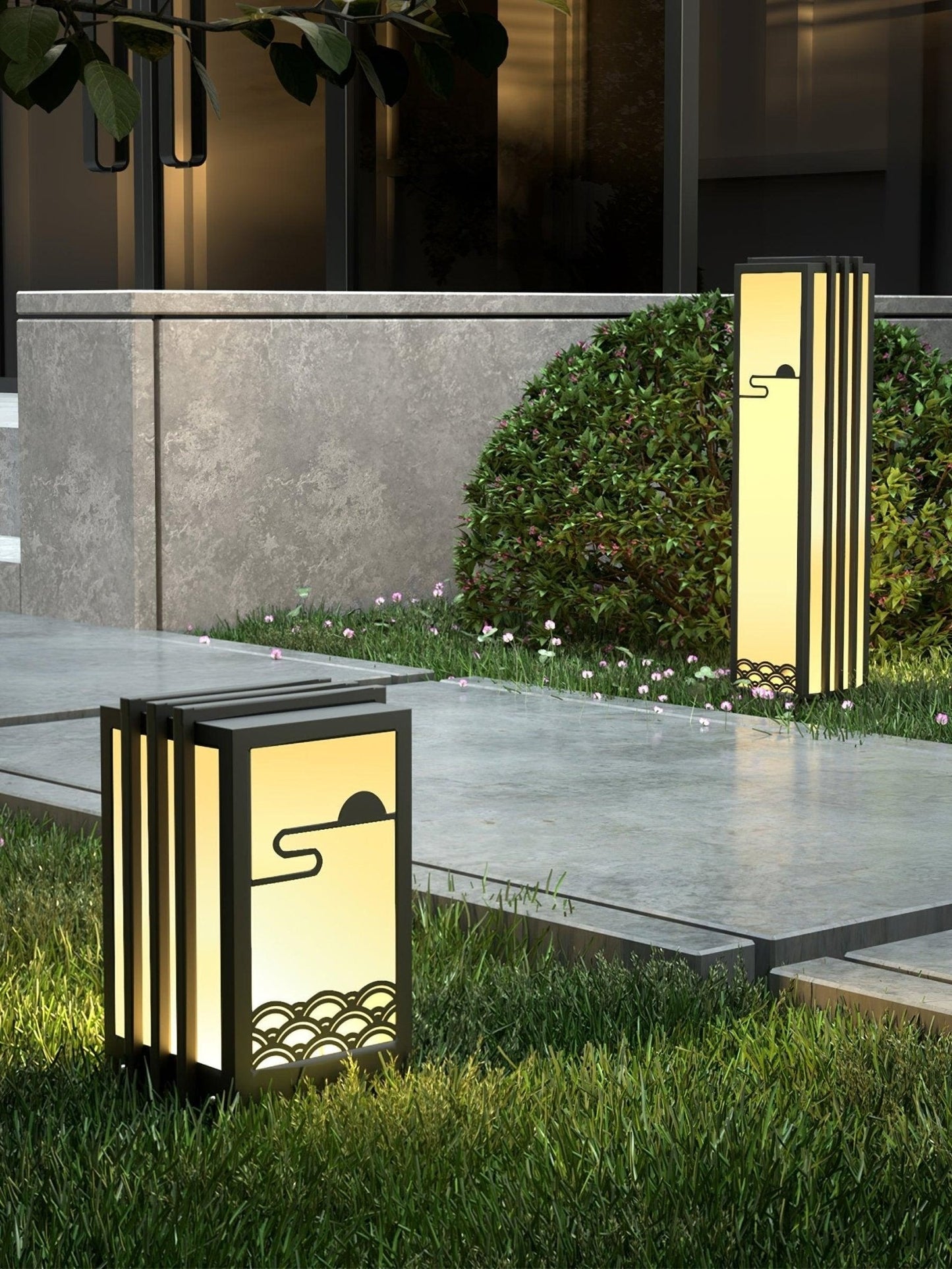 Solar Halo Garden Path Light