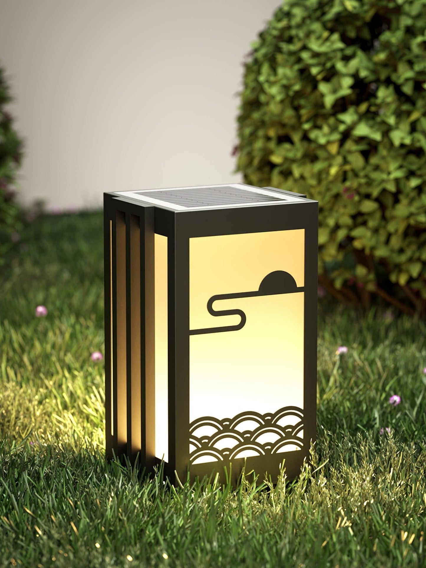 Solar Halo Garden Path Light