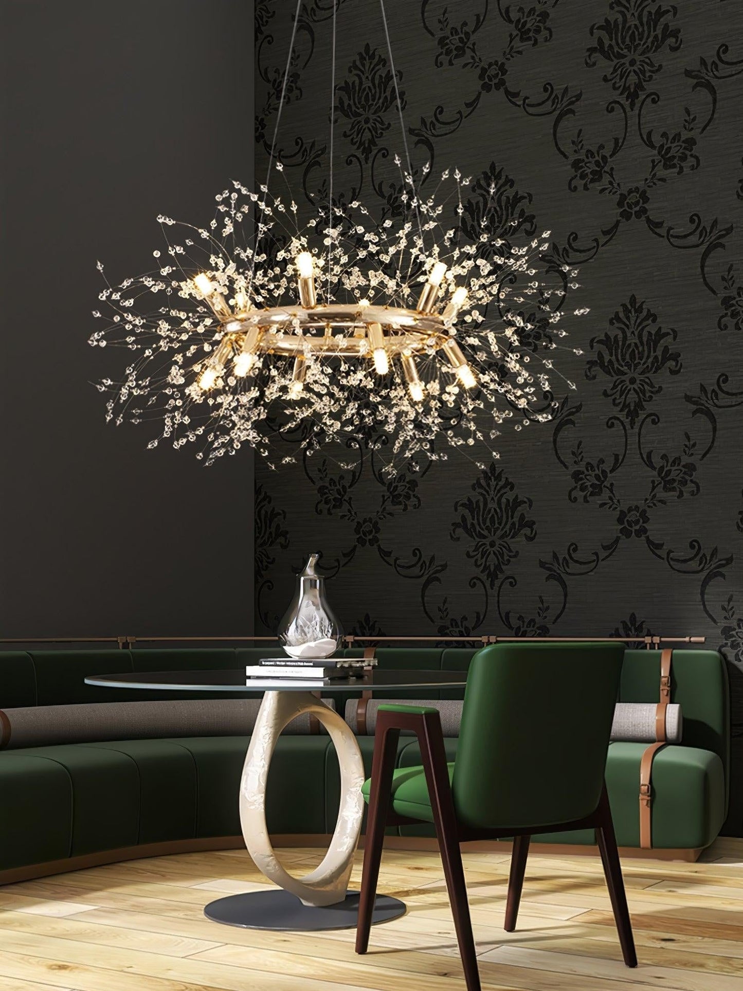 Solara Crystal Burst Chandelier