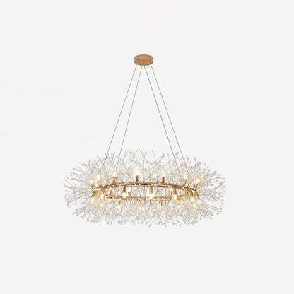 Solara Crystal Burst Chandelier