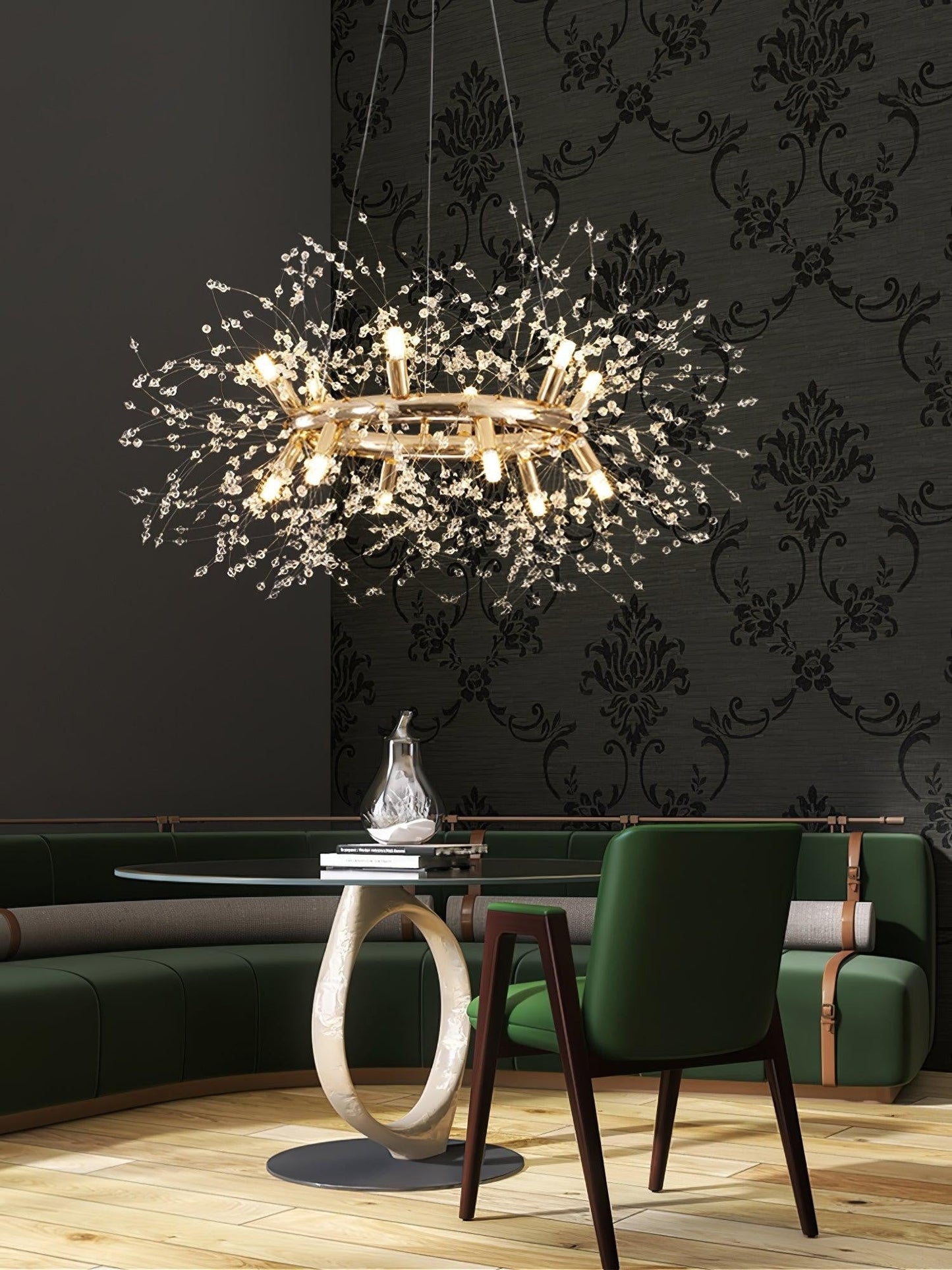 Solara Crystal Burst Chandelier
