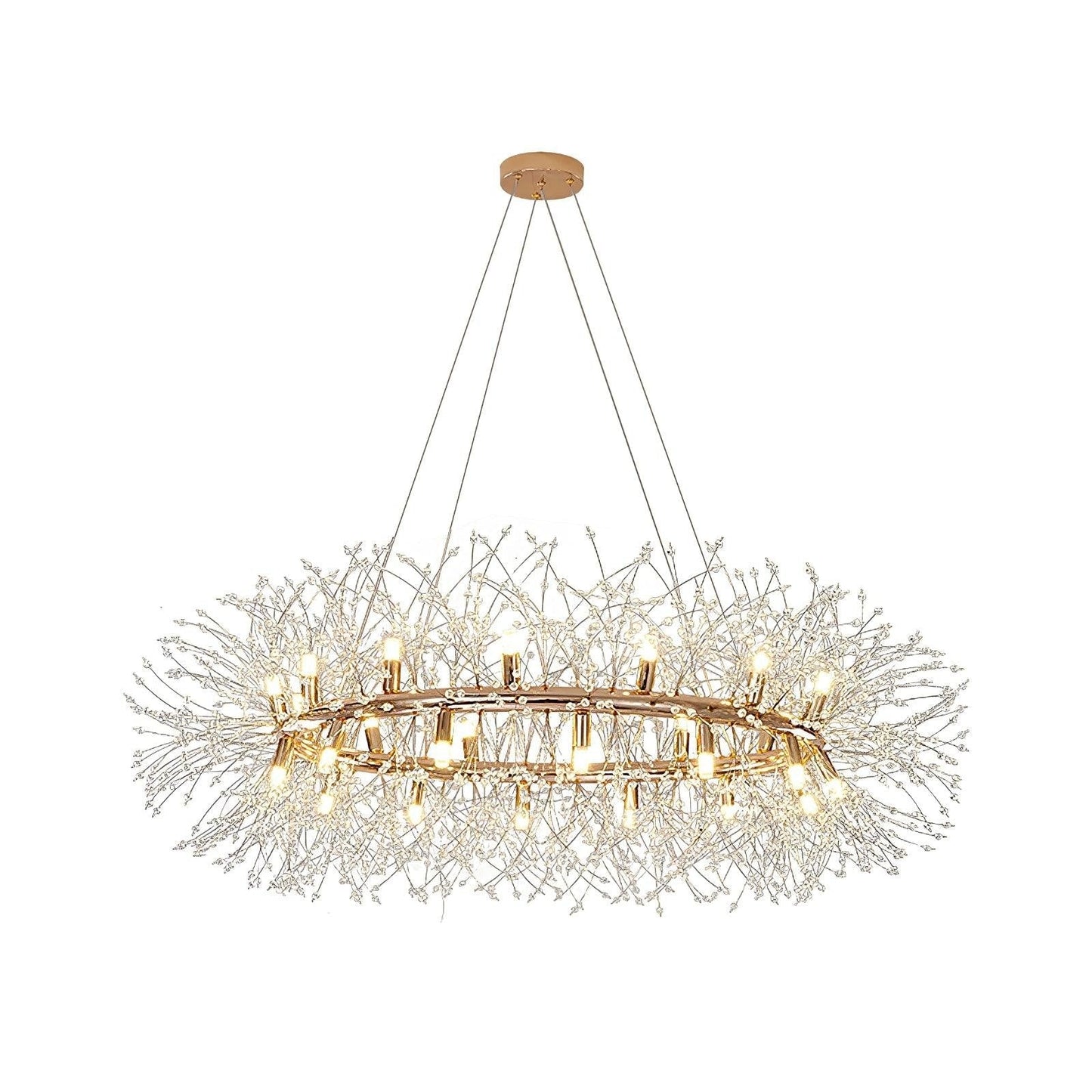 Solara Crystal Burst Chandelier