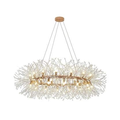 Solara Crystal Burst Chandelier