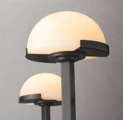 Solenne Alabaster Hemisphere Chandelier