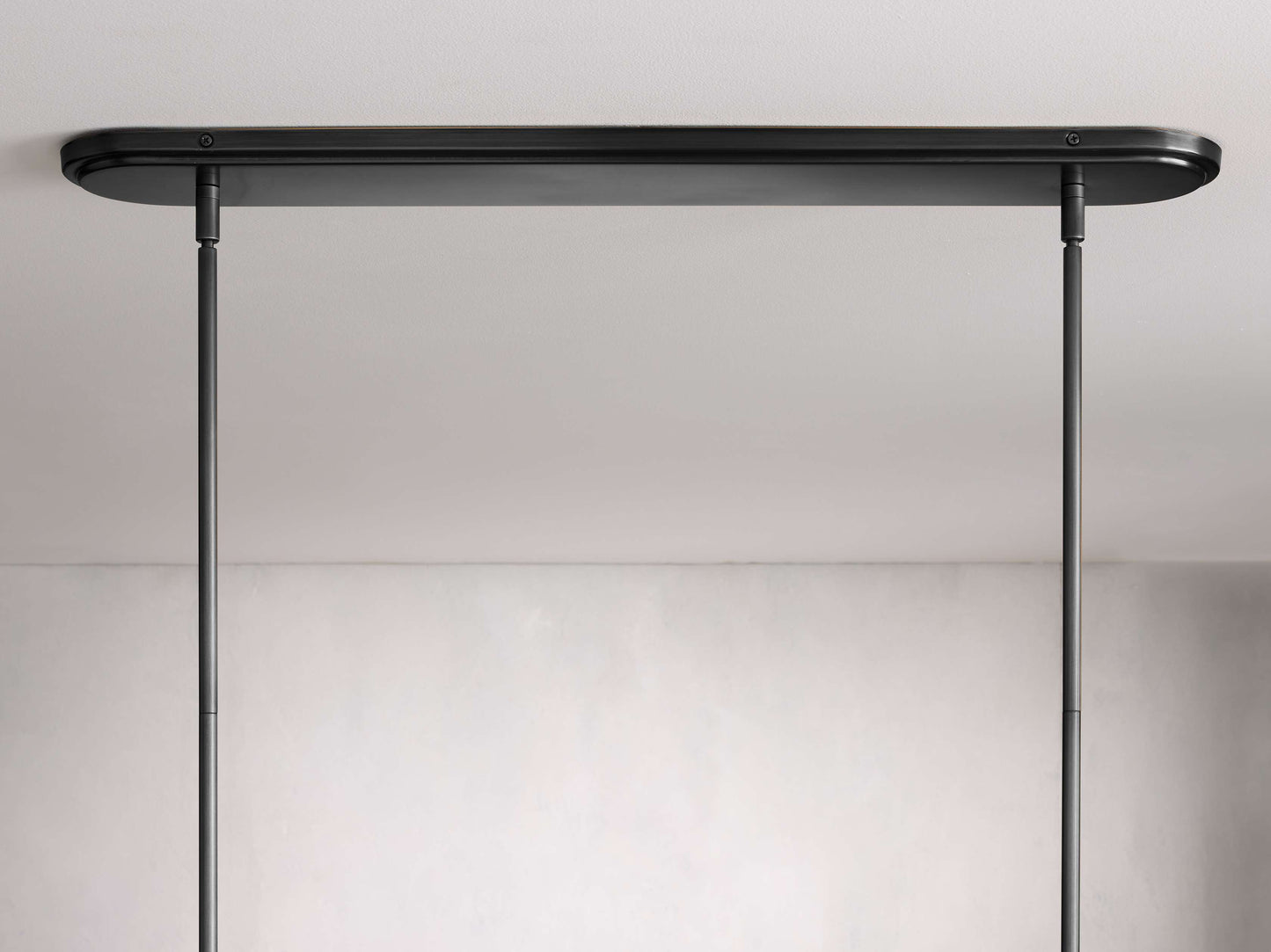 Tapered Linen Torch Island Chandelier