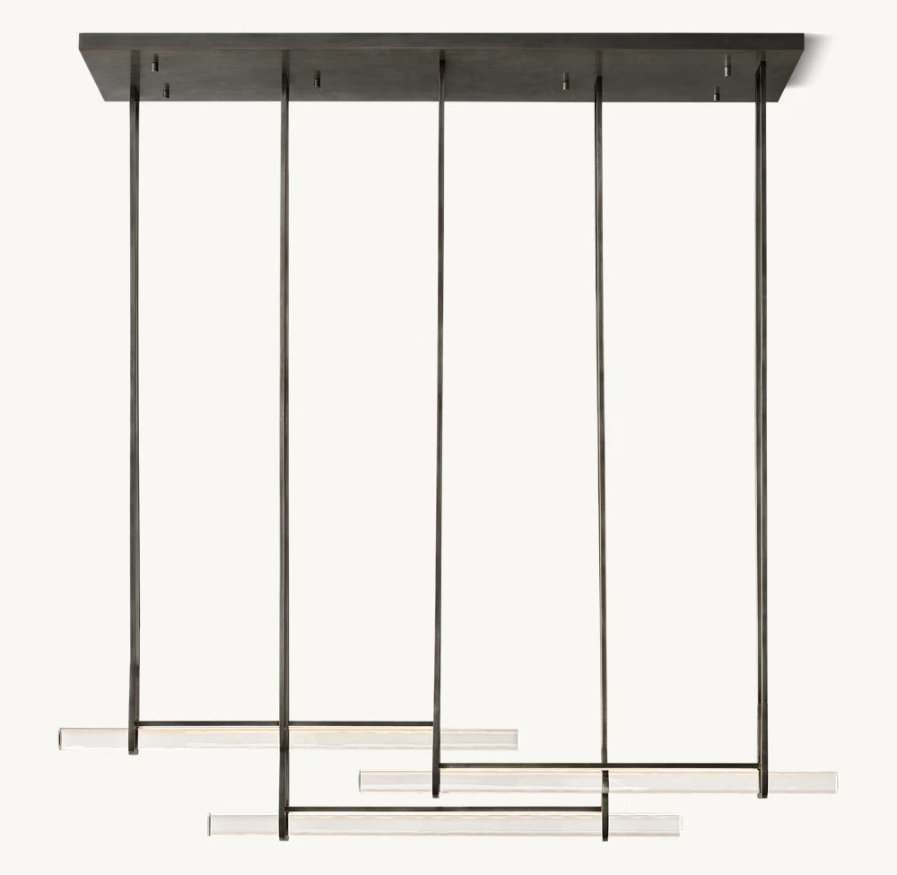 Triad Crystal Prism LED Chandelier