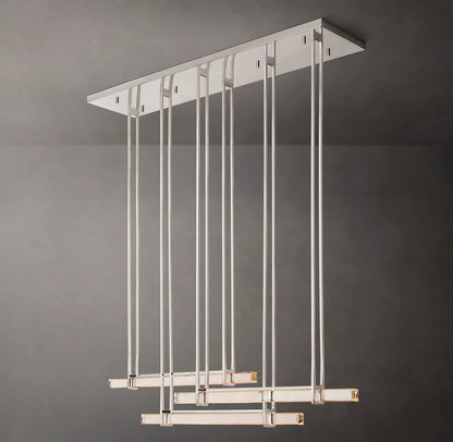 Triad Crystal Prism LED Chandelier