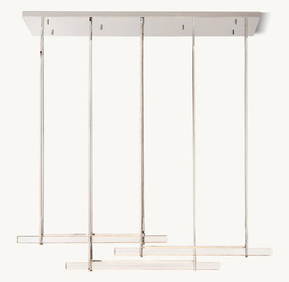 Triad Crystal Prism LED Chandelier