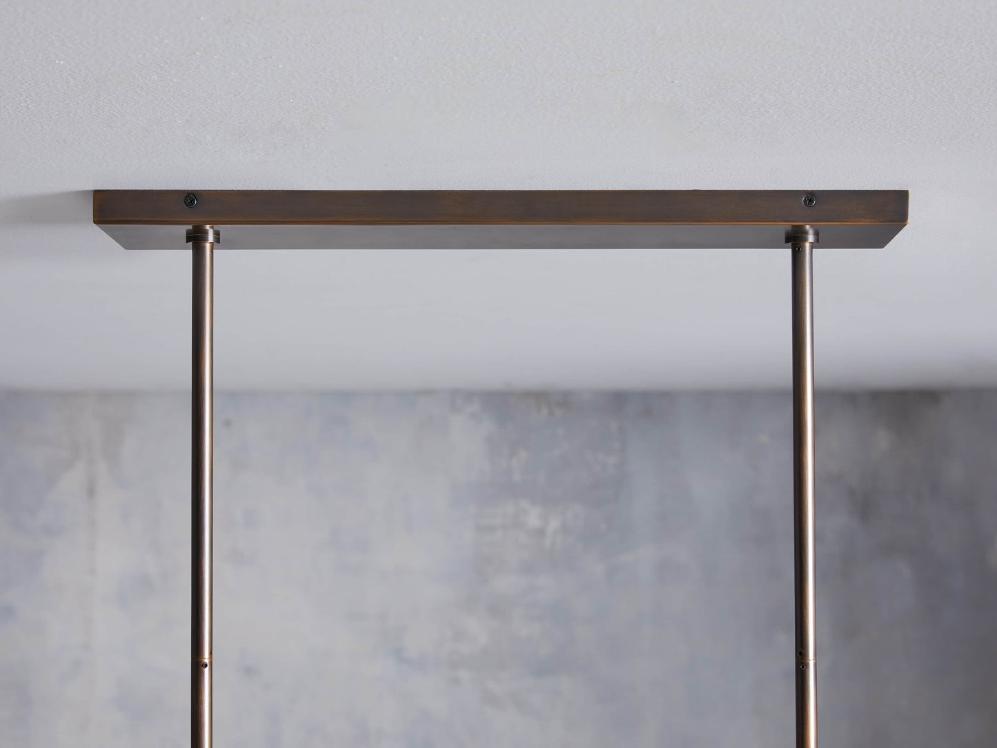 Weathered Brass Industrial Chandelier